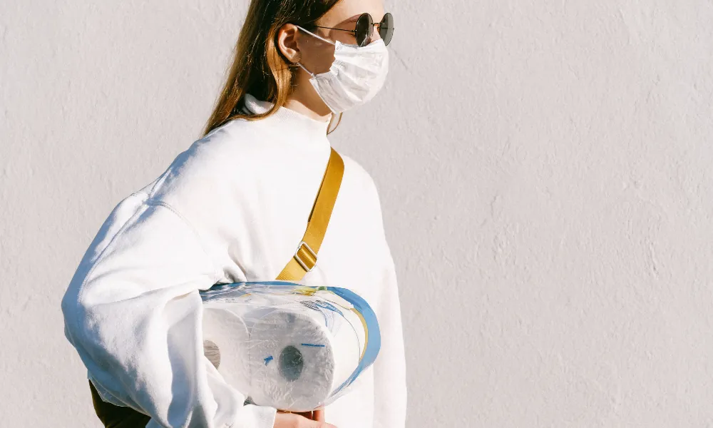 Pickel durch eine Maske?